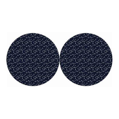 Star Sky Pattern Print Car Coasters