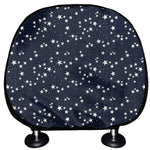 Star Sky Pattern Print Car Headrest Covers