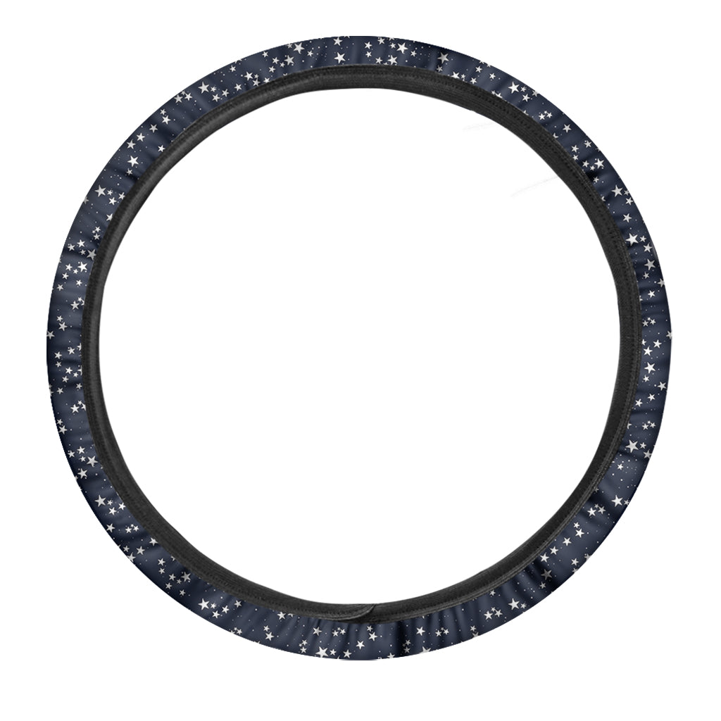 Star Sky Pattern Print Car Steering Wheel Cover