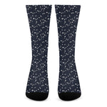 Star Sky Pattern Print Crew Socks