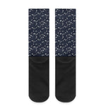 Star Sky Pattern Print Crew Socks