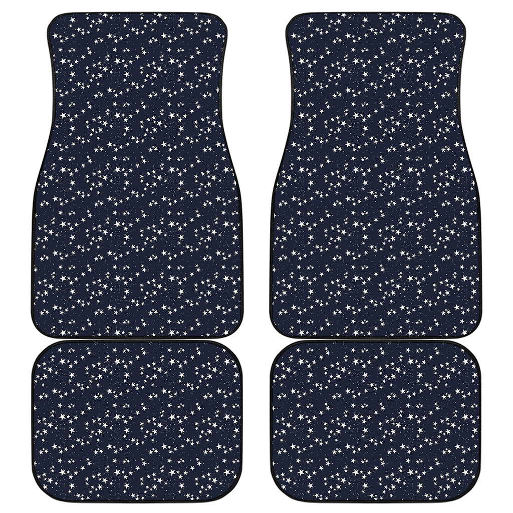 Star Sky Pattern Print Front and Back Car Floor Mats