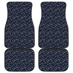 Star Sky Pattern Print Front and Back Car Floor Mats