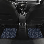 Star Sky Pattern Print Front and Back Car Floor Mats