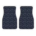 Star Sky Pattern Print Front Car Floor Mats