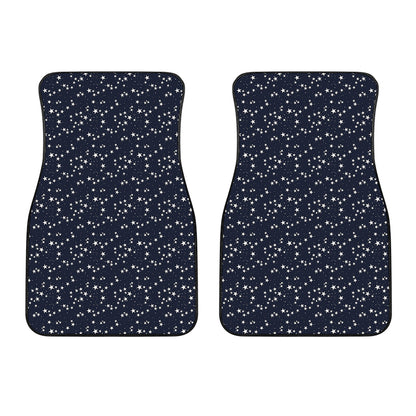 Star Sky Pattern Print Front Car Floor Mats
