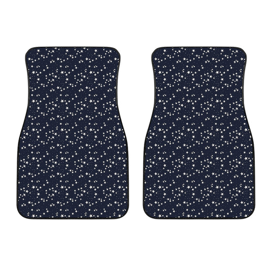 Star Sky Pattern Print Front Car Floor Mats