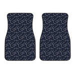 Star Sky Pattern Print Front Car Floor Mats