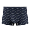 Star Sky Pattern Print Men's Boxer Briefs