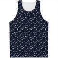 Star Sky Pattern Print Men's Tank Top