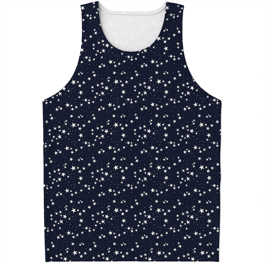 Star Sky Pattern Print Men's Tank Top