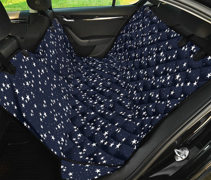 Star Sky Pattern Print Pet Car Back Seat Cover