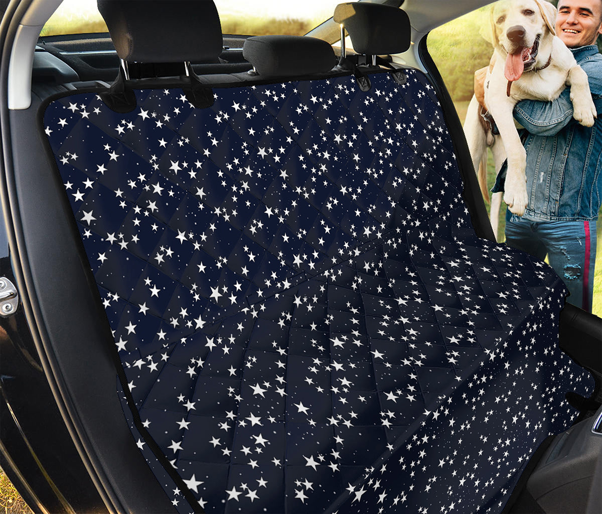 Star Sky Pattern Print Pet Car Back Seat Cover