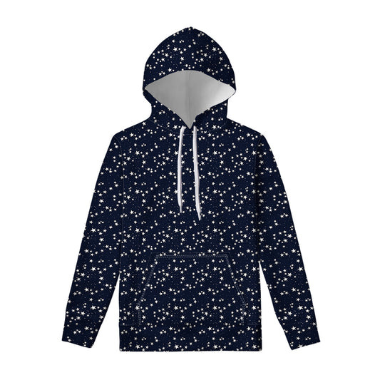 Star Sky Pattern Print Pullover Hoodie