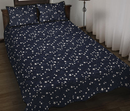 Star Sky Pattern Print Quilt Bed Set