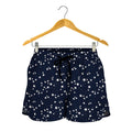 Star Sky Pattern Print Women's Shorts
