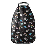 Star Space Unicorn Pattern Print Car Seat Organizers