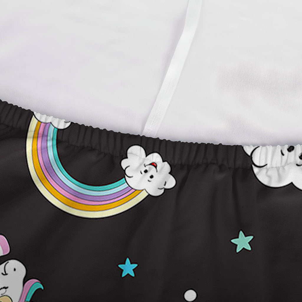 Star Space Unicorn Pattern Print Sofa Cover