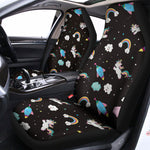 Star Space Unicorn Pattern Print Universal Fit Car Seat Covers