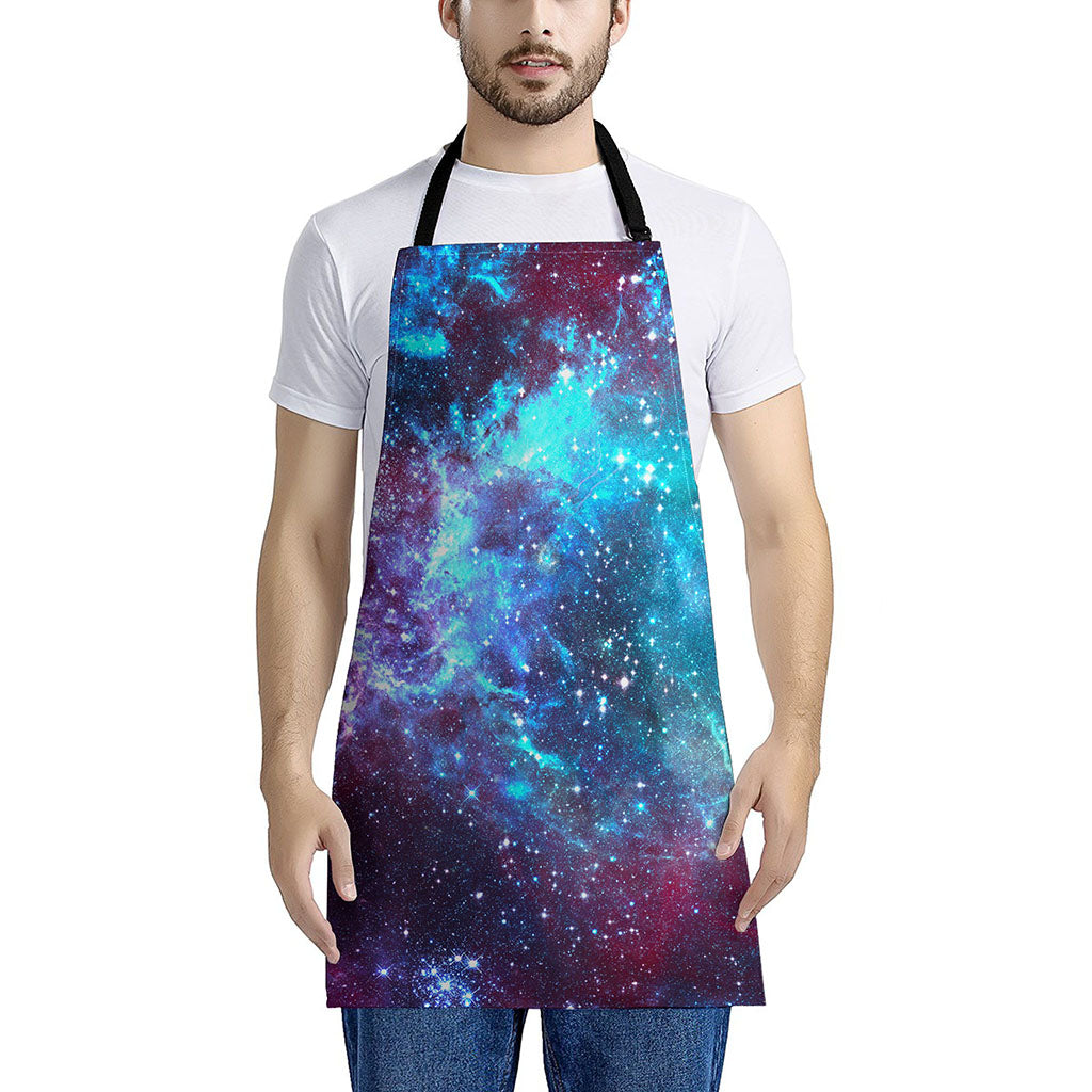 Starfield Nebula Galaxy Space Print Apron