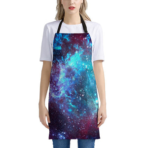 Starfield Nebula Galaxy Space Print Apron