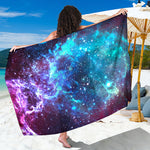 Starfield Nebula Galaxy Space Print Beach Sarong Wrap