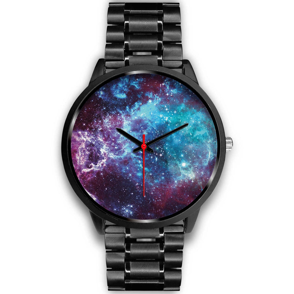 Starfield Nebula Galaxy Space Print Black Watch GearFrost