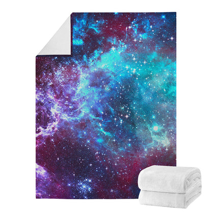 Starfield Nebula Galaxy Space Print Blanket