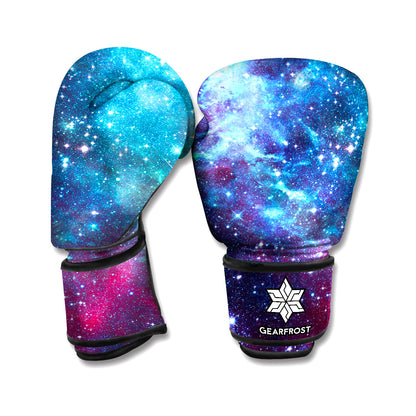 Starfield Nebula Galaxy Space Print Boxing Gloves