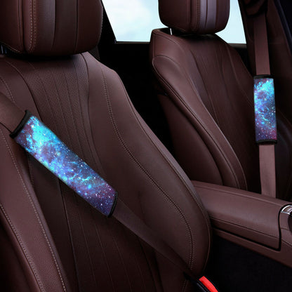 Starfield Nebula Galaxy Space Print Car Seat Belt Covers