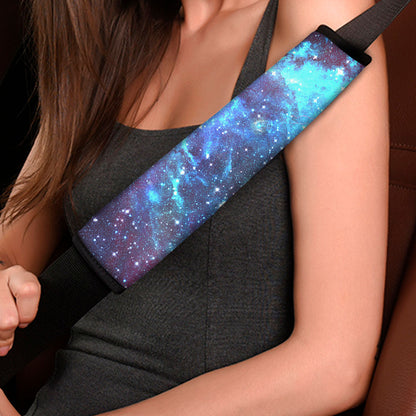 Starfield Nebula Galaxy Space Print Car Seat Belt Covers