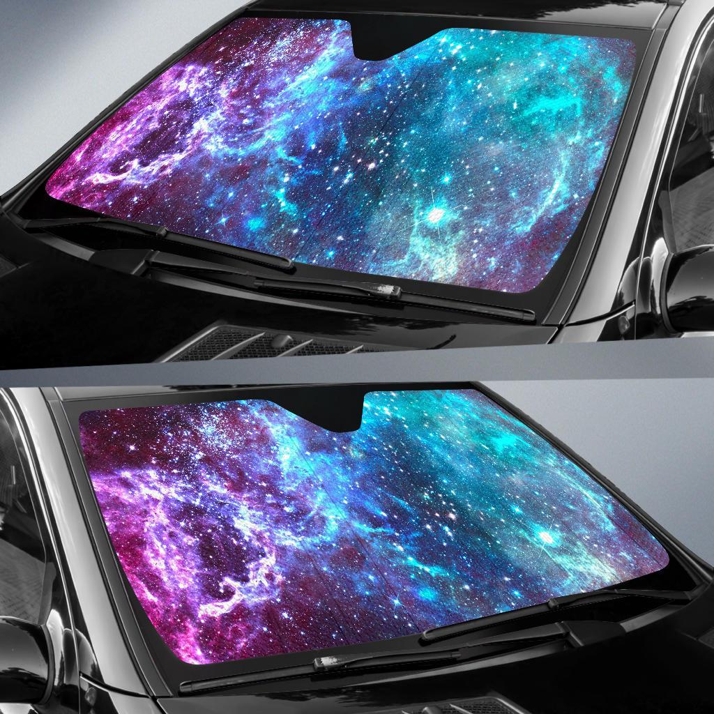 Starfield Nebula Galaxy Space Print Car Sun Shade GearFrost