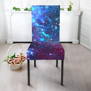 Starfield Nebula Galaxy Space Print Dining Chair Slipcover