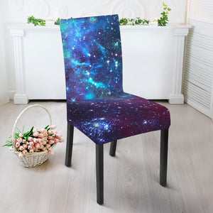 Starfield Nebula Galaxy Space Print Dining Chair Slipcover