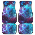 Starfield Nebula Galaxy Space Print Front and Back Car Floor Mats