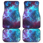 Starfield Nebula Galaxy Space Print Front and Back Car Floor Mats