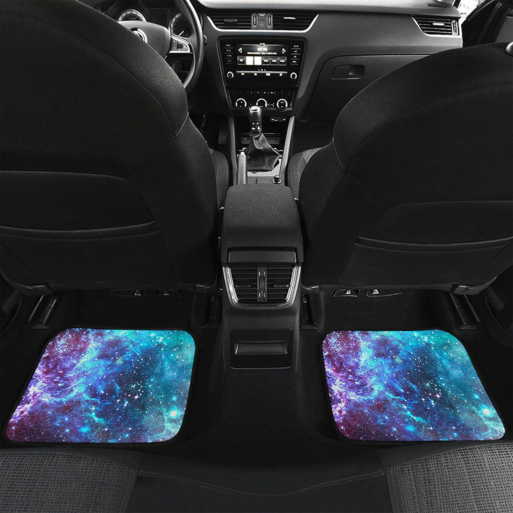 Starfield Nebula Galaxy Space Print Front and Back Car Floor Mats