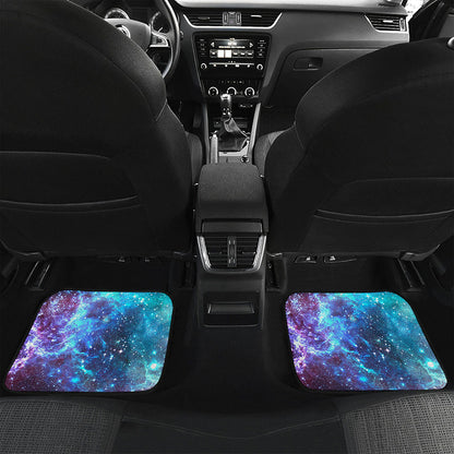 Starfield Nebula Galaxy Space Print Front and Back Car Floor Mats