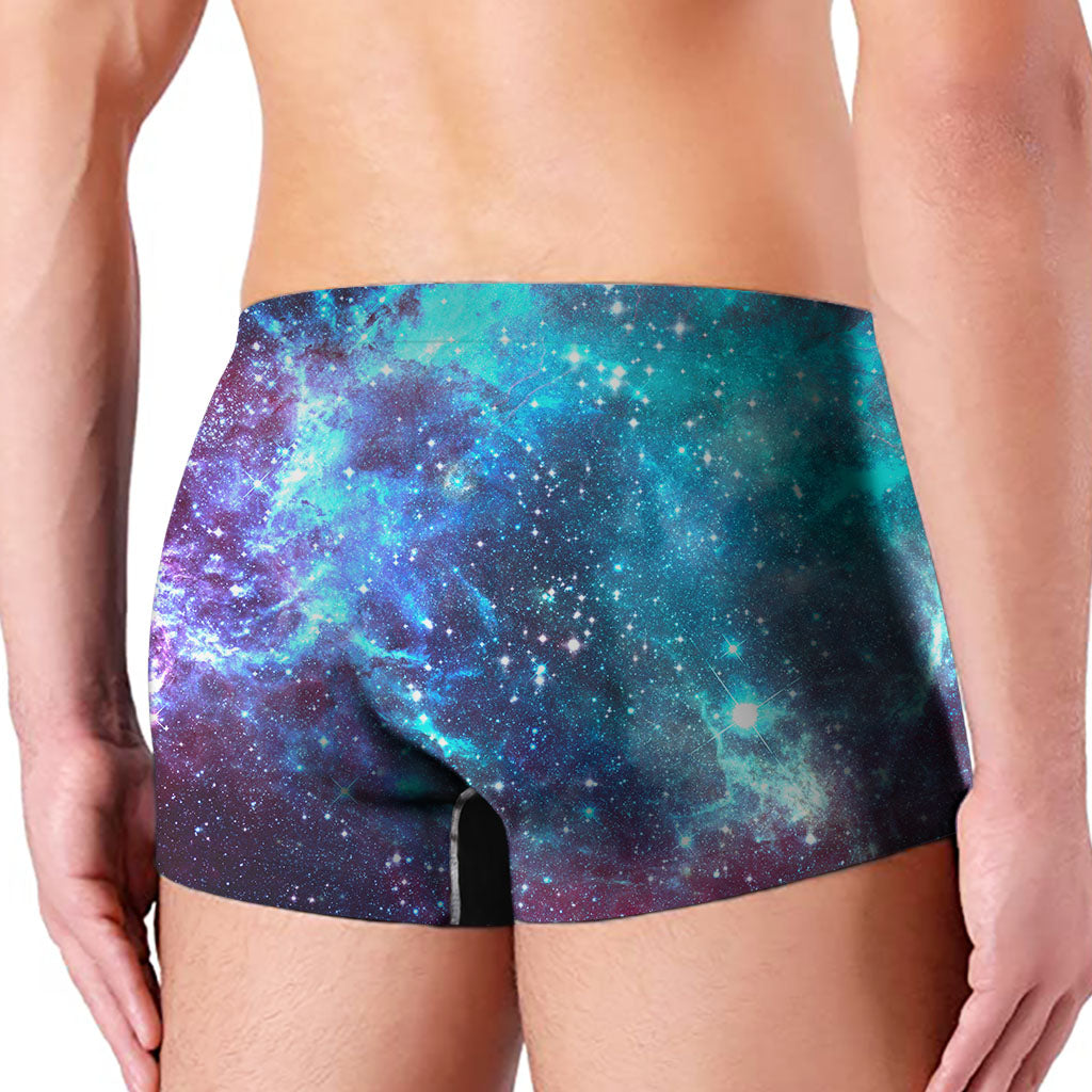 Starfield Nebula Galaxy Space Print Men's Boxer Briefs