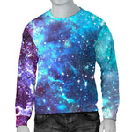 Starfield Nebula Galaxy Space Print Men's Crewneck Sweatshirt GearFrost