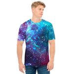 Starfield Nebula Galaxy Space Print Men's T-Shirt