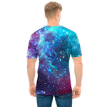 Starfield Nebula Galaxy Space Print Men's T-Shirt