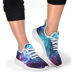 Starfield Nebula Galaxy Space Print Mesh Knit Shoes GearFrost