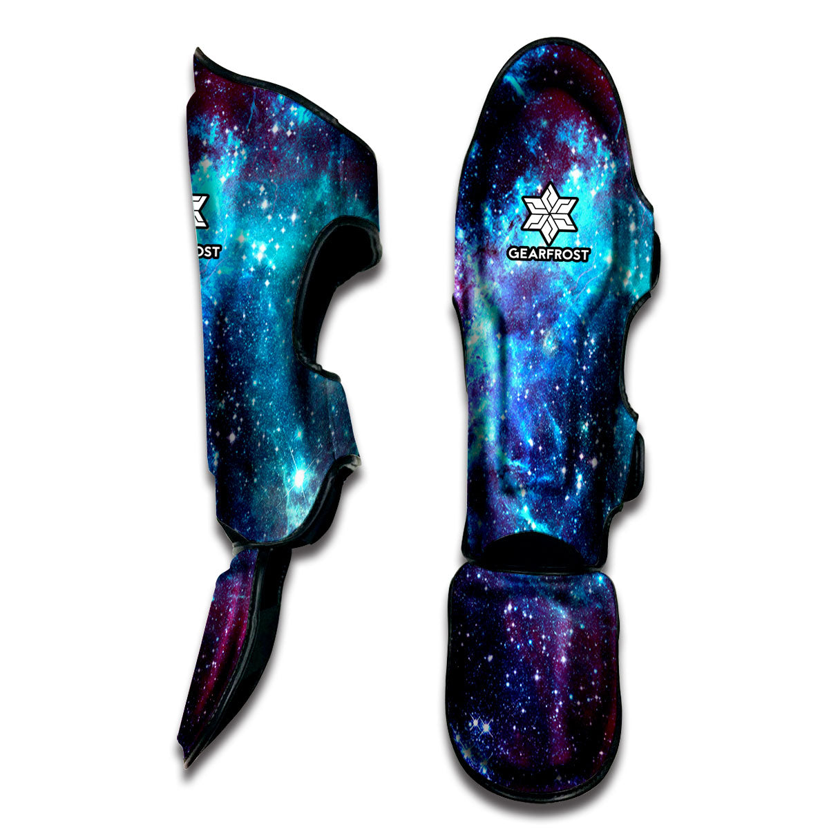 Starfield Nebula Galaxy Space Print Muay Thai Shin Guard