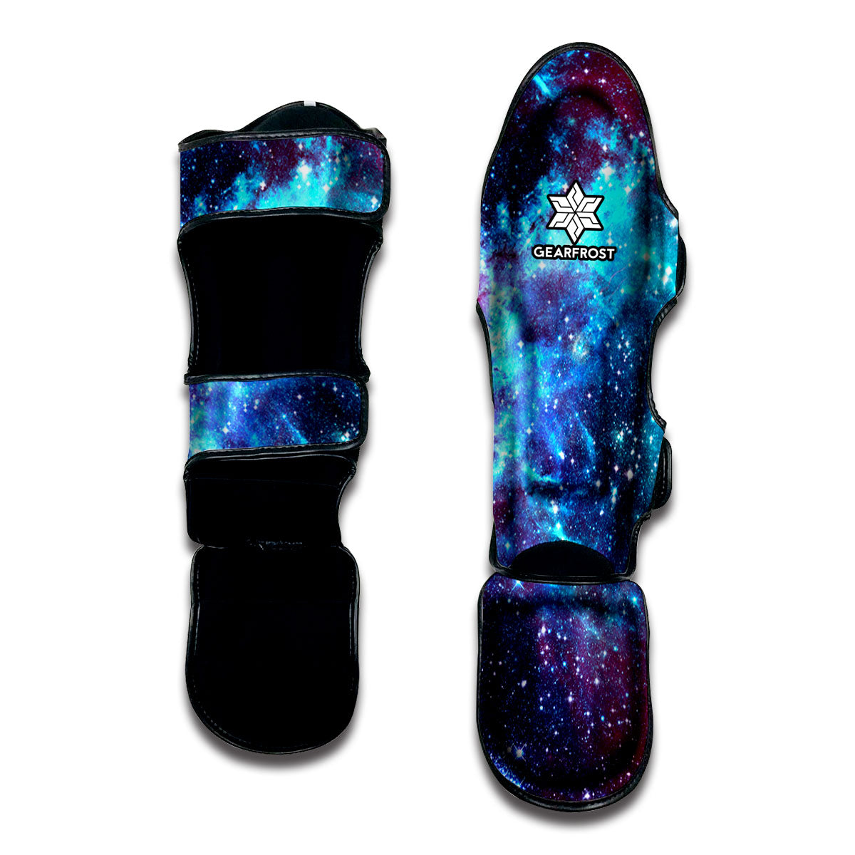 Starfield Nebula Galaxy Space Print Muay Thai Shin Guard