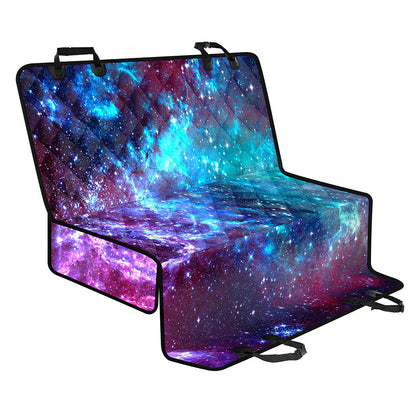Starfield Nebula Galaxy Space Print Pet Car Back Seat Cover