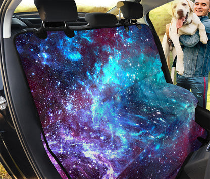 Starfield Nebula Galaxy Space Print Pet Car Back Seat Cover