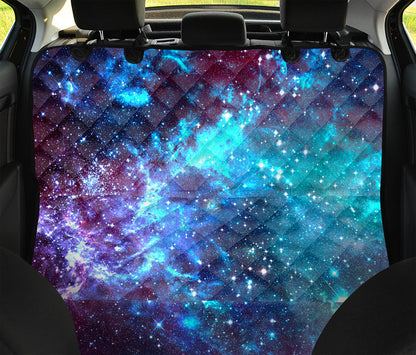Starfield Nebula Galaxy Space Print Pet Car Back Seat Cover