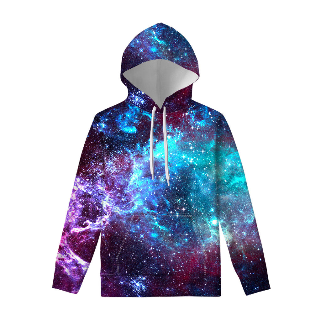 Starfield Nebula Galaxy Space Print Pullover Hoodie