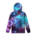 Starfield Nebula Galaxy Space Print Pullover Hoodie
